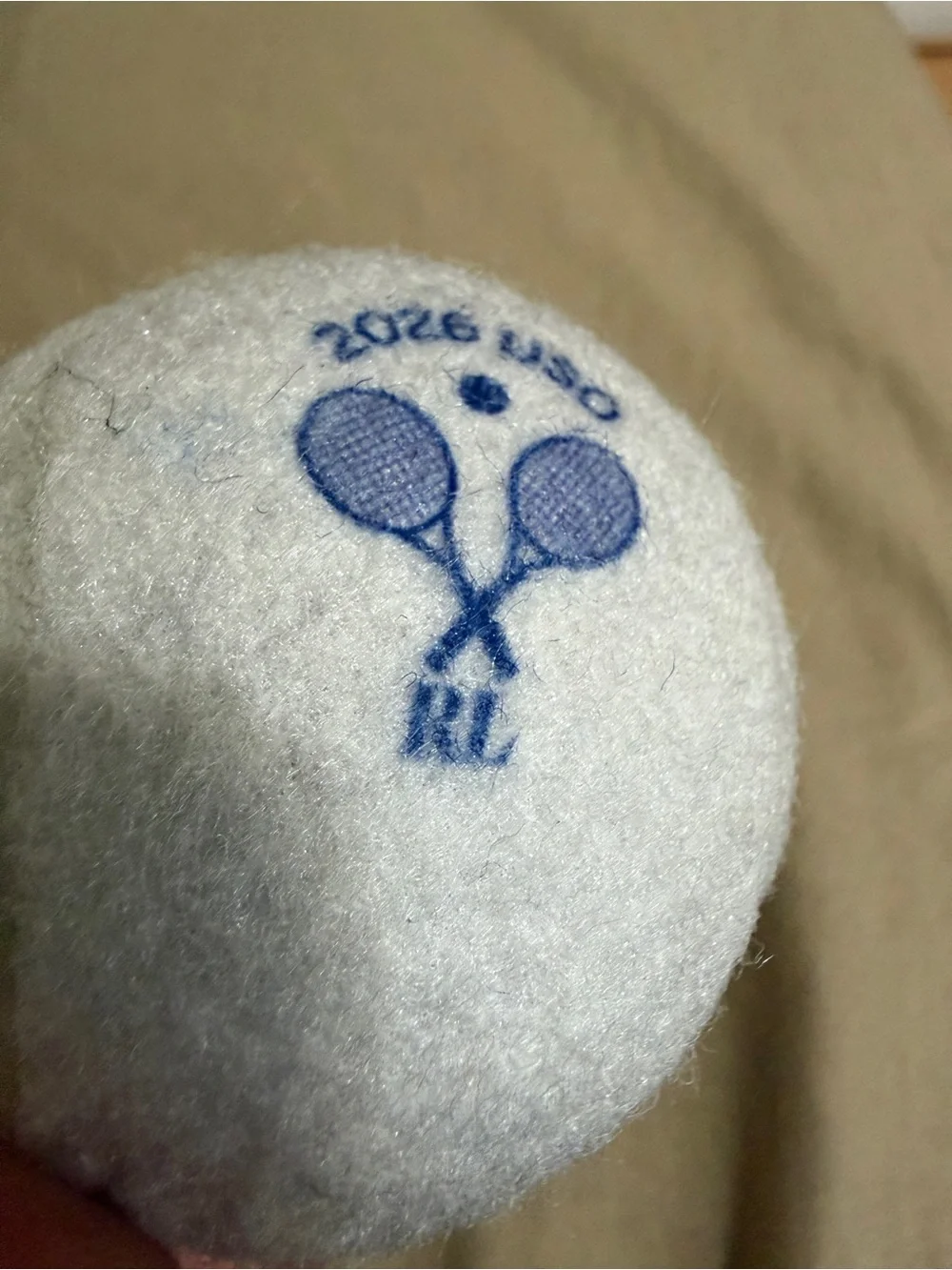US OPEN 2026 Polo by Ralph Lauren x AMEX White Tennis Ball